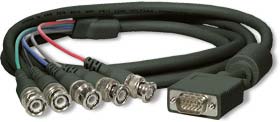 Adapterkabel VGA m - 5 x BNC m (RGBHV)